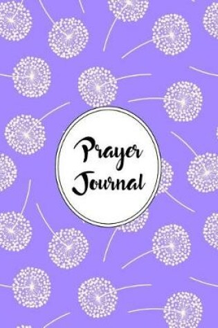 Cover of Prayer Journal Notebook Dandelions Pattern 5