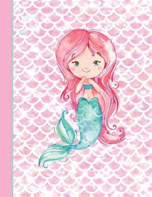 Book cover for Mermaid Teal Notebook - College Ruled