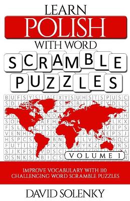 Book cover for Learn Polish with Word Scramble Puzzles Volume 1