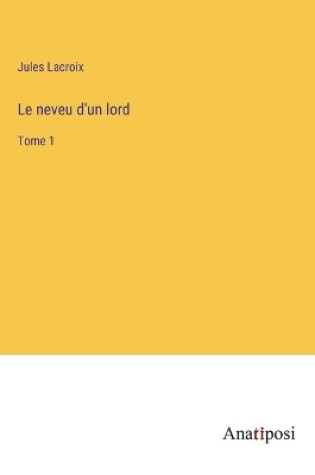 Cover of Le neveu d'un lord