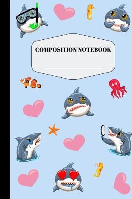 Book cover for Shark Composition Notebook