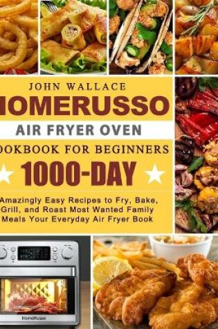 Cover of HomeRusso Air Fryer Oven Cookbook for Beginners