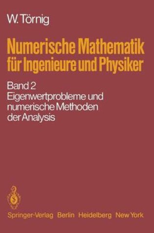 Cover of Numerische Mathematik Fur Ingenieure Und Physiker
