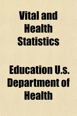 Book cover for Vital and Health Statistics