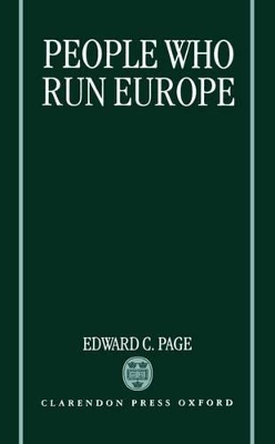 Book cover for People Who Run Europe