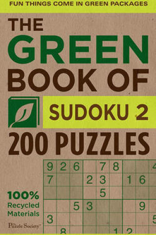 Cover of The Green Book of Sudoku 2