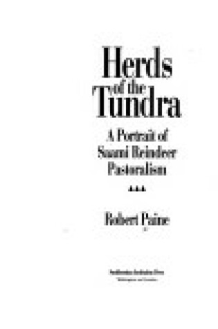 Cover of Herds of the Tundra