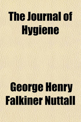 Book cover for The Journal of Hygiene Volume 3