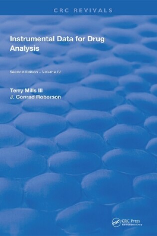 Cover of Instrumental Data for Drug Analysis, Second Edition