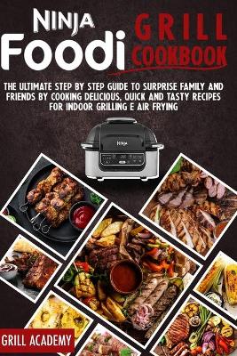 Book cover for Ninja Foodi Grill cookbook