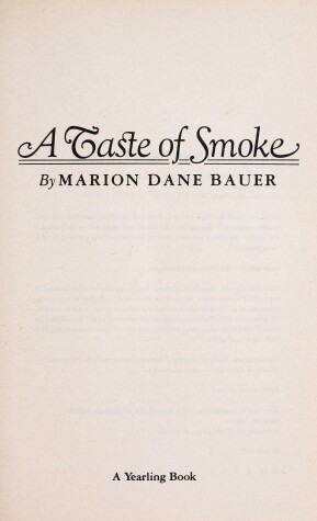 Book cover for A Taste of Smoke