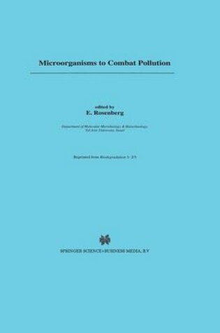 Cover of Microorganisms to Combat Pollution