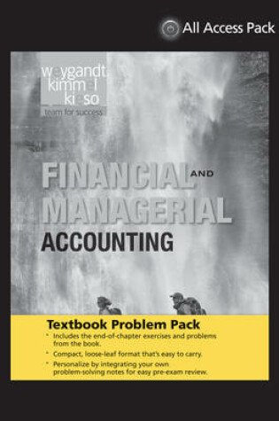 Cover of Textbook Problem Pack to accompany Weygandt Financial & Managerial Accounting