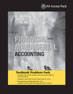 Book cover for Textbook Problem Pack to accompany Weygandt Financial & Managerial Accounting