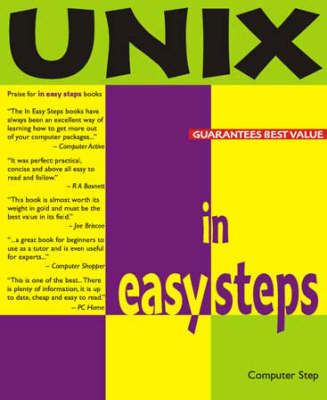 Book cover for UNIX in Easy Steps