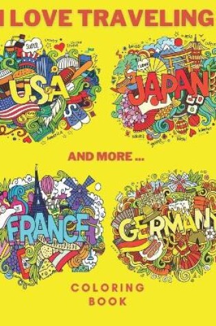 Cover of I Love Traveling Coloring Book