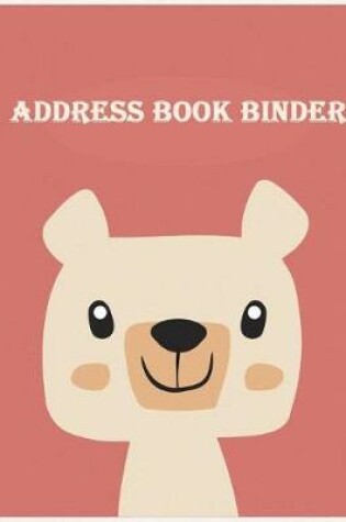 Cover of Address Book Binder