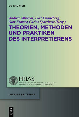 Cover of Theorien, Methoden Und Praktiken Des Interpretierens