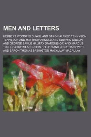 Cover of Men and Letters