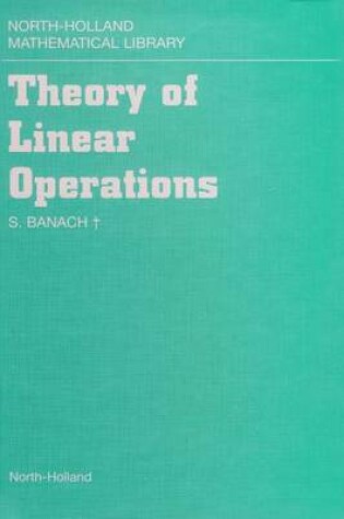 Cover of Theory of Linear Operations