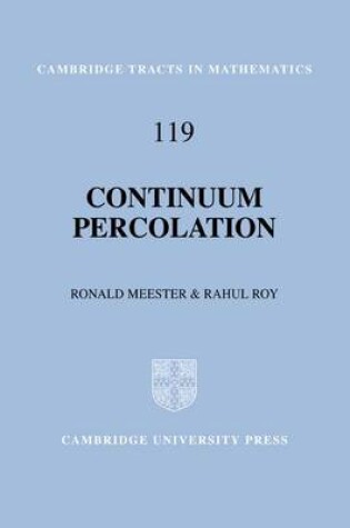 Cover of Continuum Percolation