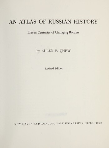 Book cover for Atlas of Russian History
