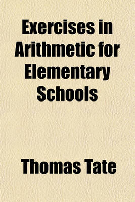 Book cover for Exercises in Arithmetic for Elementary Schools