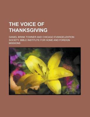 Book cover for The Voice of Thanksgiving