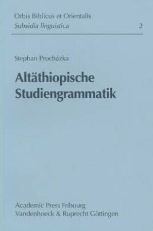 Cover of Altathiopische Studiengrammatik