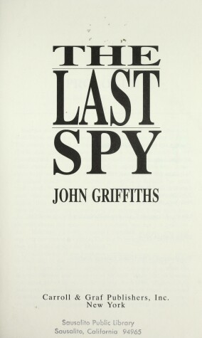 Book cover for The Last Spy