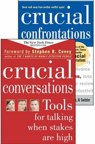 Cover of Crucial Confrontations and Crucial Conversations Textbook Pkg