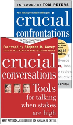 Book cover for Crucial Confrontations and Crucial Conversations Textbook Pkg