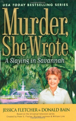 Book cover for a Slaying in Savannah