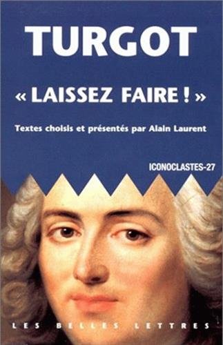 Book cover for Turgot, Laissez Faire