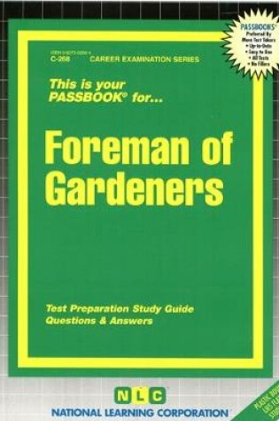 Cover of Foreman of Gardeners