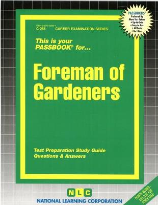 Book cover for Foreman of Gardeners