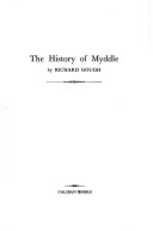 Cover of The History of Myddle