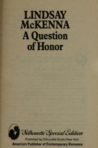 Cover of A Question Of Honor