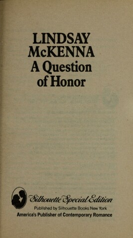 Book cover for A Question Of Honor