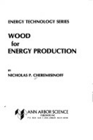 Cover of Wood for Energy Production