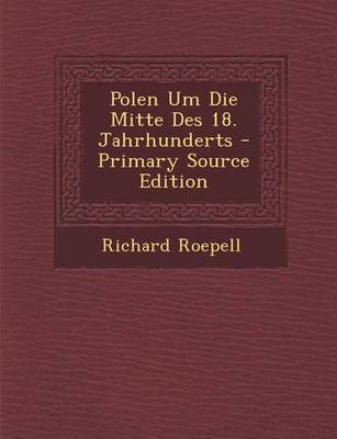 Book cover for Polen Um Die Mitte Des 18. Jahrhunderts