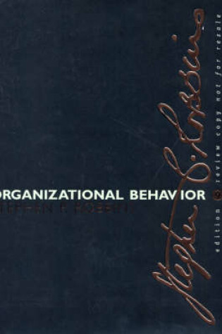 Cover of Organizational Behavior e-Business Updated Edition with               Developing Management Skills for Europe