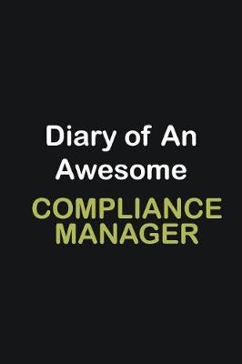 Book cover for Diary of an awesome Compliance Manager