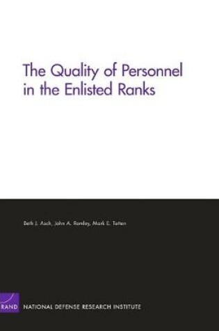 Cover of The Quality of Personnel in the Enlisted Ranks