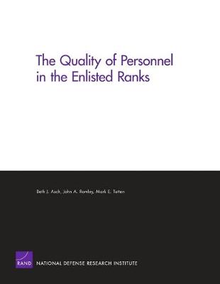 Book cover for The Quality of Personnel in the Enlisted Ranks