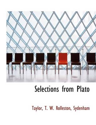 Book cover for Selections from Plato