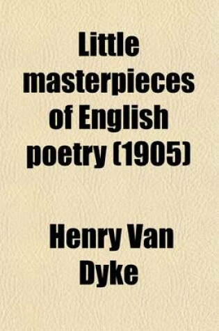 Cover of Little Masterpieces of English Poetry (Volume 3)