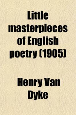 Book cover for Little Masterpieces of English Poetry (Volume 3)