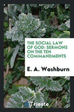 Cover of The Social Law of God