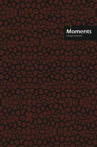Cover of Moments Lifestyle, Animal Print, Write-in Notebook, Dotted Lines, Wide Ruled, Medium Size 6 x 9", 288 Pages (Coffee)